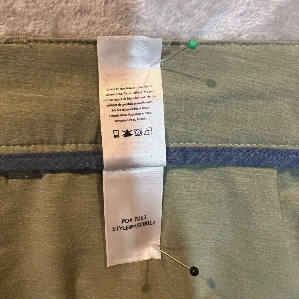 Faherty Olive Cargo Shorts